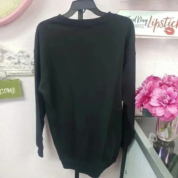 NWT Forever 21 Corset Front Sweatshirt - Picture 3 of 4